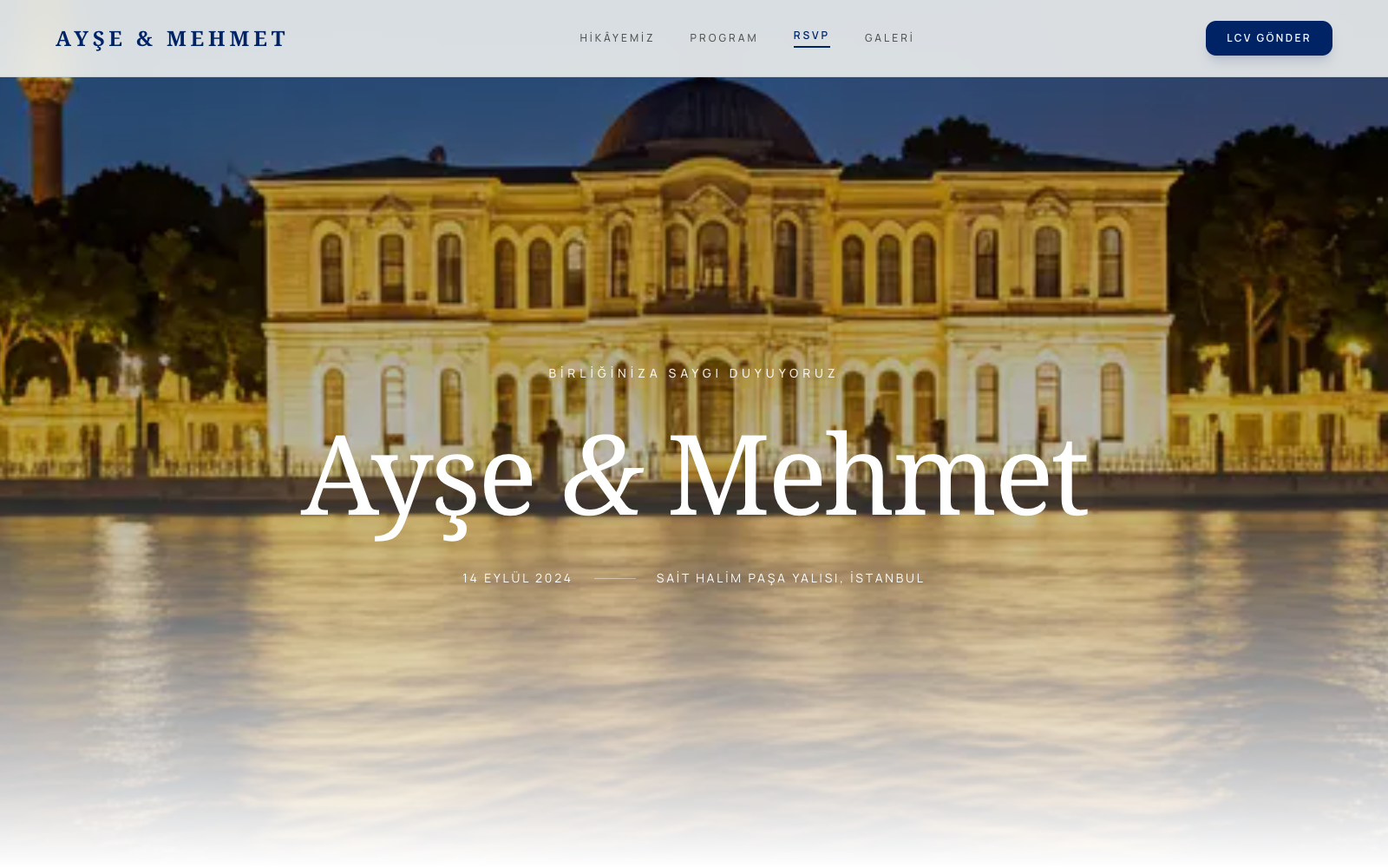 Tema 7 · Royal Serenity tema önizlemesi